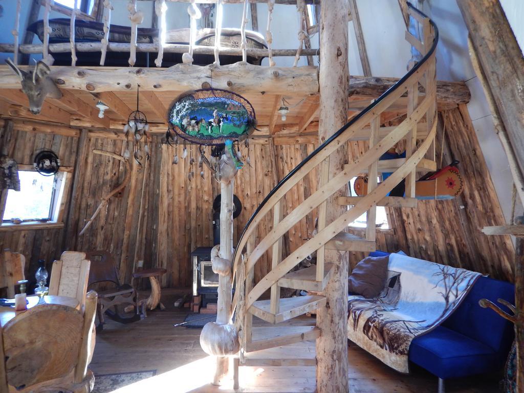 Aux Tipis De La Riviere Sauvage Villa Saint Romain Dış mekan fotoğraf